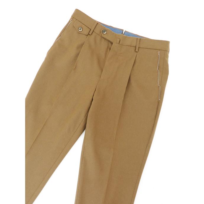 【美品】PT TORINO / 1プリーツスラックス 42サイズ BEAMS F（ビームスF）【別注】PT TORINO / GENTLEMAN-F トラベル 1