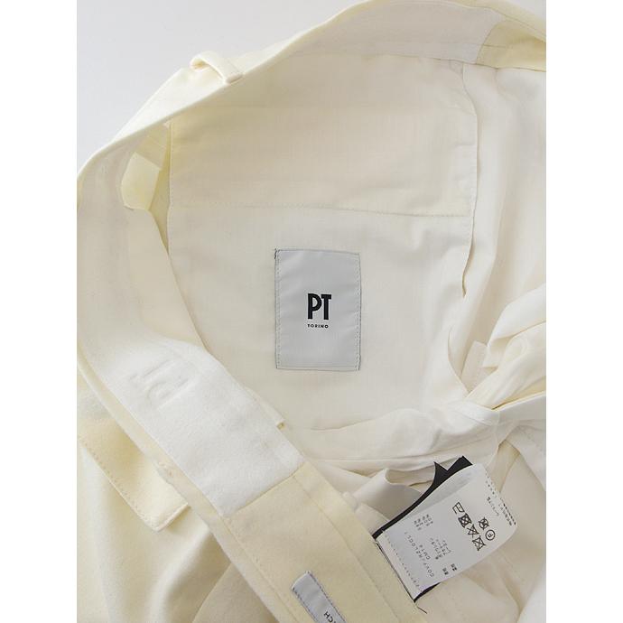 PT TORINO/ピーティートリノ/カーゴスラックス/ストレッチサキソニーウール/オフホワイト/pt442003 | PT TORINO | 06