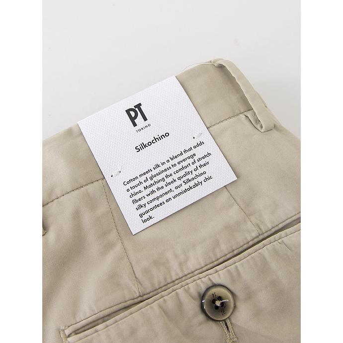 【50％OFF】PT TORINO/ピーティートリノ/チノパンツ/Silkochino/ストレッチコットンシルク/Gentleman Fit/ライトベージュ/pt460601 | PT TORINO | 06