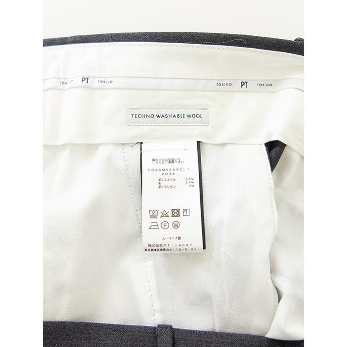 PT TORINO/ピーティートリノ 1プリーツスラックス/MASTER FIT ミディアムグレー pt461803 | PT TORINO | 06