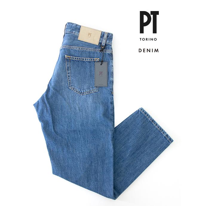 ピーティートリノデニム PT TORINO DENIM ジーンズ/REBEL イタリア製 インディゴブルー pt500401 | PT TORINO