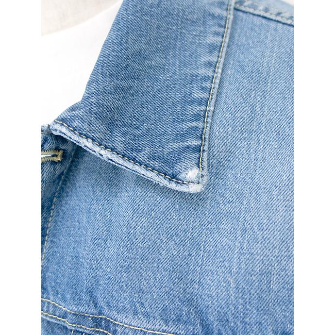 ピーティートリノデニム PT TORINO DENIM Gジャン/デニムジャケット/ストレッチウォッシュドデニム イタリア製 ウォッシュドブルー pt500801 | PT TORINO | 03