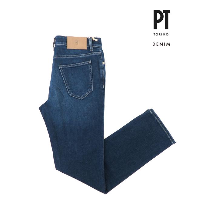 ピーティートリノデニム PT TORINO DENIM ジーンズ/ストレッチデニム/BAND ウォッシュドブルー pt520602 | 
