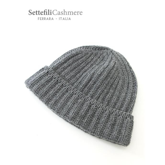 【美品】Settefili Cashmere カシミヤ カシミア ニットキャップ セッテフィーリ・カシミヤ Settefili Cashmere カシミアニット
