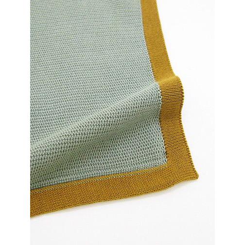 ニットチーフ【ソロサリ(SOLOSALI) 】sol241703 - ライトグリーン×キャメル | ブランド登録なし | 05