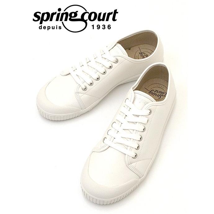 Spring Court スプリングコート レザースニーカー G2 Leather ホワイト Spc3221 Spc3221 1 Rootweb 通販 Yahoo ショッピング