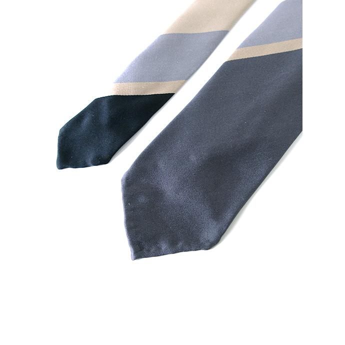 ステファノ カウ Stefano Cau ネクタイ/シルク/スフォデラート/レジメンタル グレー stc480404 | STEFANO CAU | 01