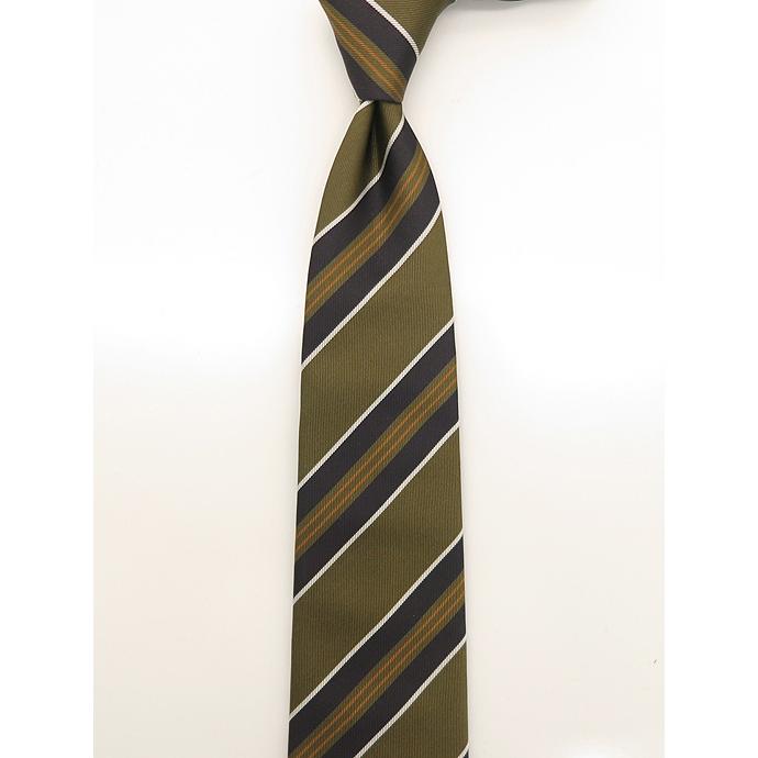 ステファノ カウ Stefano Cau ネクタイ/シルク/スフォデラート イタリア製 オリーブ/ネイビー stc482002 | STEFANO CAU | 01