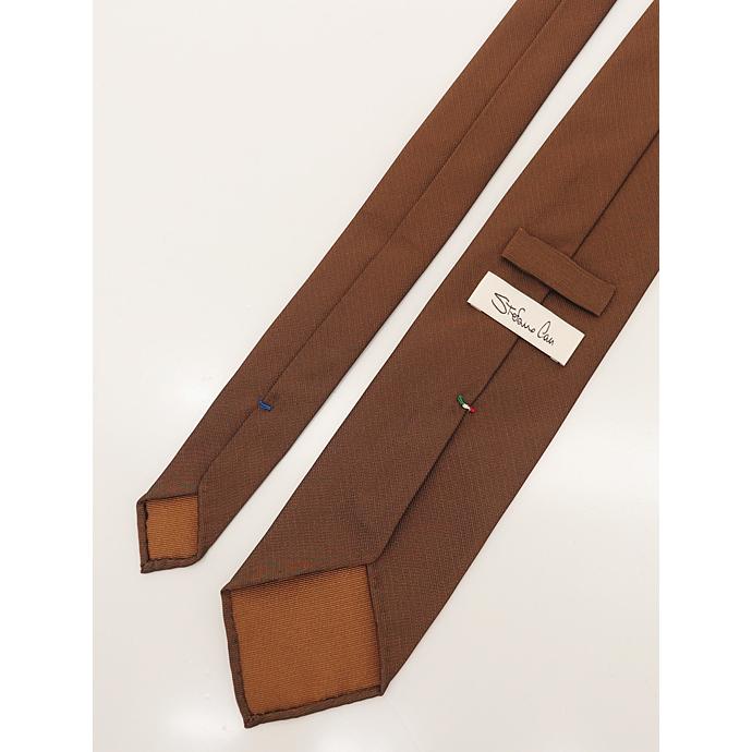 ステファノ カウ Stefano Cau ネクタイ/シルク/スフォデラート イタリア製 ブラウン stc482005 | STEFANO CAU | 02