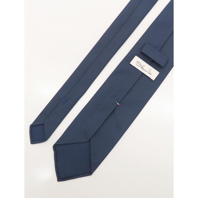 ステファノ カウ Stefano Cau ネクタイ/シルク/スフォデラート イタリア製 ネイビー stc482007 | STEFANO CAU | 02