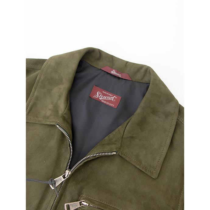 オリーブグリーン スエードジャケット サイズ46 メンズスエードレザージャケット,オリーブグリーンの本革ジャケット