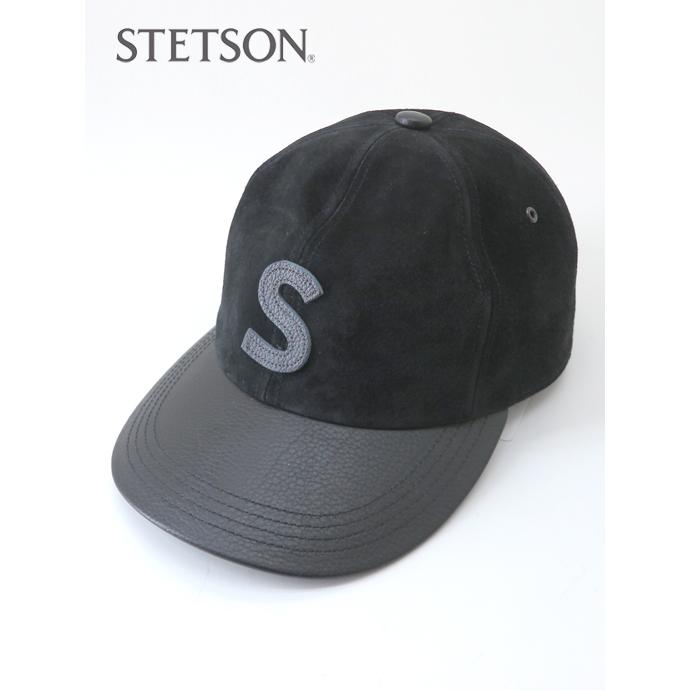ステットソン STETSON レザーキャップ ブラック ste502401 | STETSON