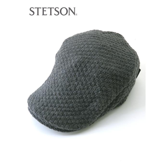 ステットソン STETSON ジャガードニットハンチング グレー ste502403 | STETSON