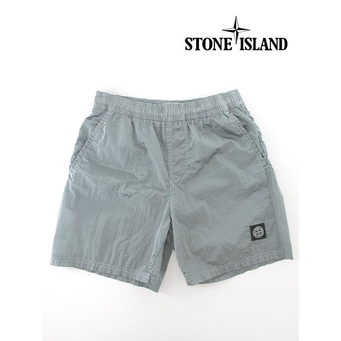 春色3カラー✧ STONE ISLAND ナイロンメタル スイムショーツ XL グレー