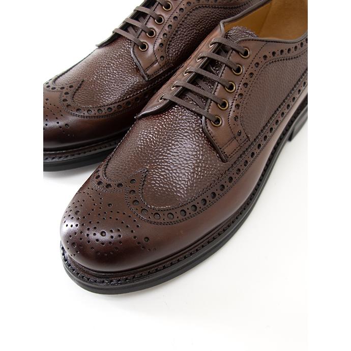 ツールズ アンド コンストラクション Tools And Construction ロングウィングチップシューズ/スムースレザー×グレインレザー/BURT ブラウン tac462001 | ブランド登録なし | 04