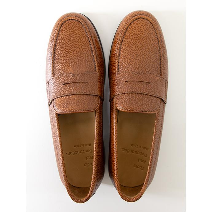 ツールズ アンド コンストラクション Tools And Construction コインローファー/グレインレザー/DEXTER  ライトブラウン tac462002 | ブランド登録なし | 01