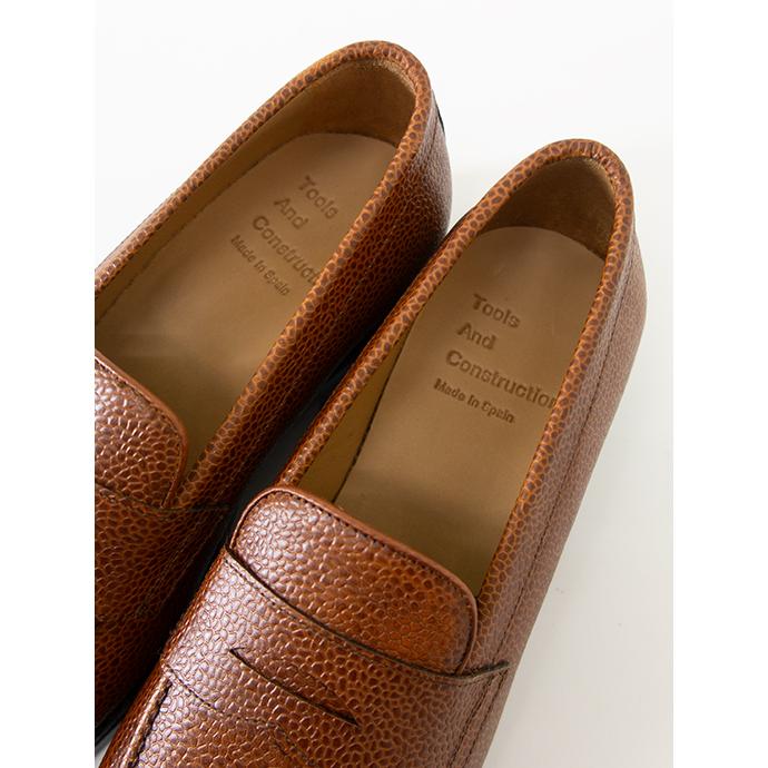 ツールズ アンド コンストラクション Tools And Construction コインローファー/グレインレザー/DEXTER  ライトブラウン tac462002 | ブランド登録なし | 05