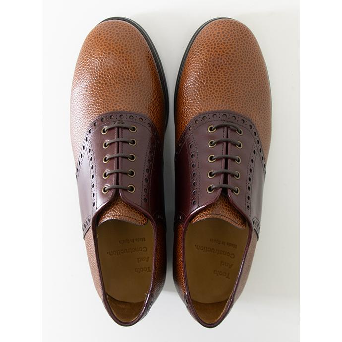 ツールズ アンド コンストラクション Tools And Construction サドルシューズ/グレインレザー×スムースレザー/GEORGE ブラウン tac462003 | ブランド登録なし | 01