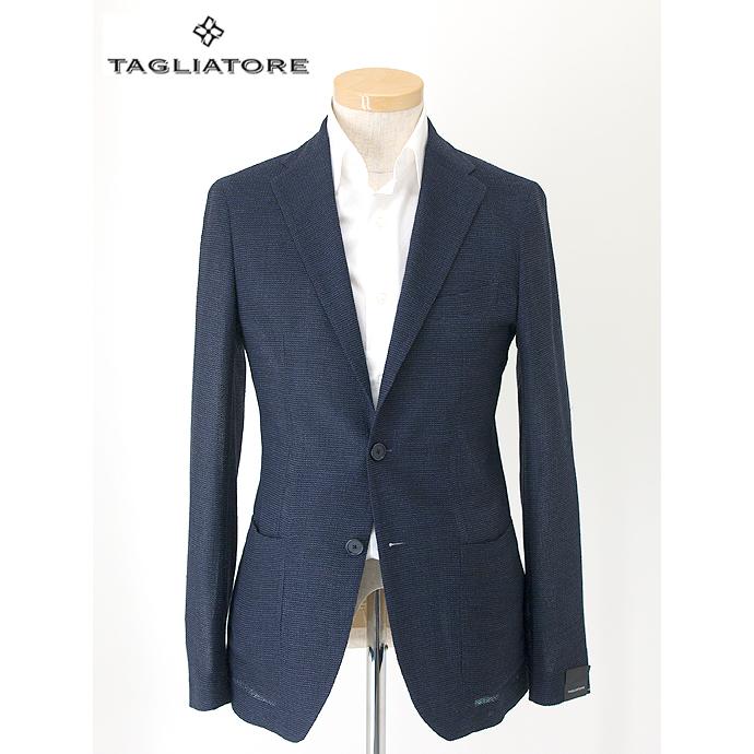 TAGLIATORE/タリアトーレ/軽量メッシュ2Bジャケット/ウールコットン 