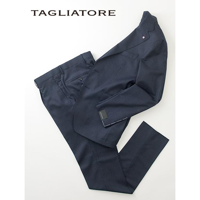 タリアトーレ TAGLIATORE ネイビーストライプ 44/7R 伊勢丹別注 TAGLIATORE TAGLIATORE/タリアトーレ/スーツ/セットアップ
