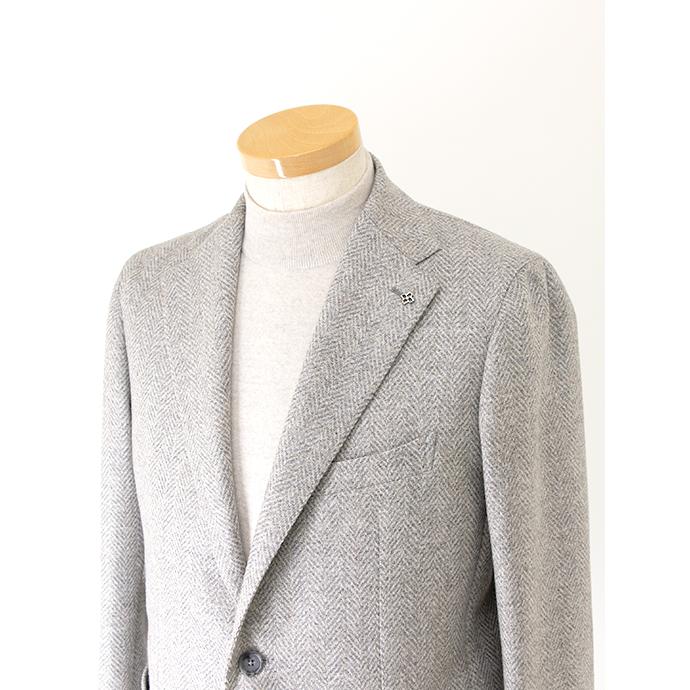 【20％OFF】タリアトーレ TAGLIATORE シングル2Bジャケット/メランジヘリンボーンウールナイロン/MONTECARLO イタリア製 グレージュ tag501802 | TAGLIATORE | 02