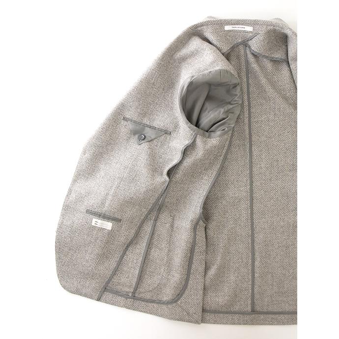 【20％OFF】タリアトーレ TAGLIATORE シングル2Bジャケット/メランジヘリンボーンウールナイロン/MONTECARLO イタリア製 グレージュ tag501802 | TAGLIATORE | 05