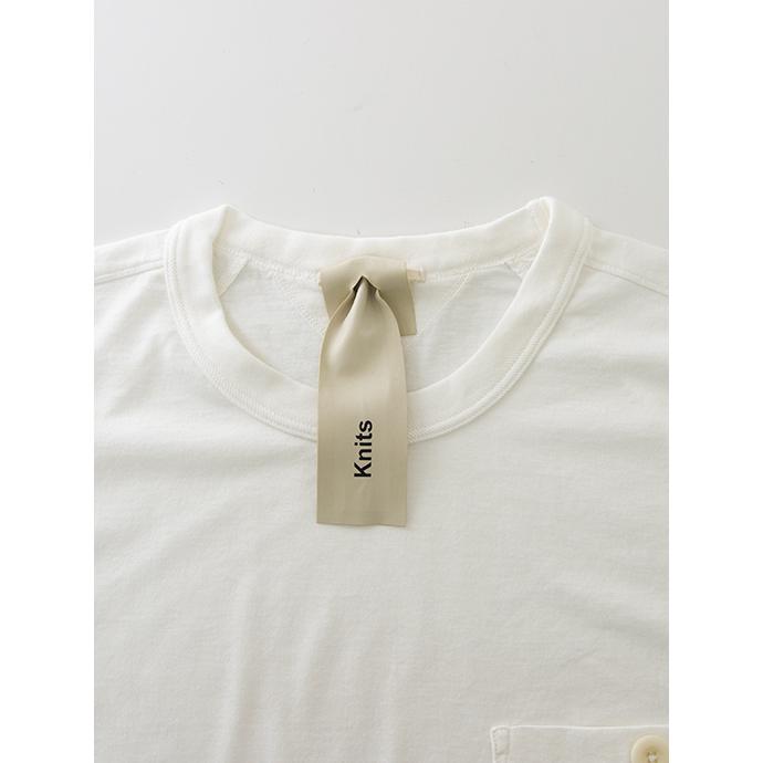 【30％OFF】テンシー Ten c ポケットTシャツ/半袖カットソー/MAKO COTTON JERSEY ホワイト ten500801 | Ten-C | 05