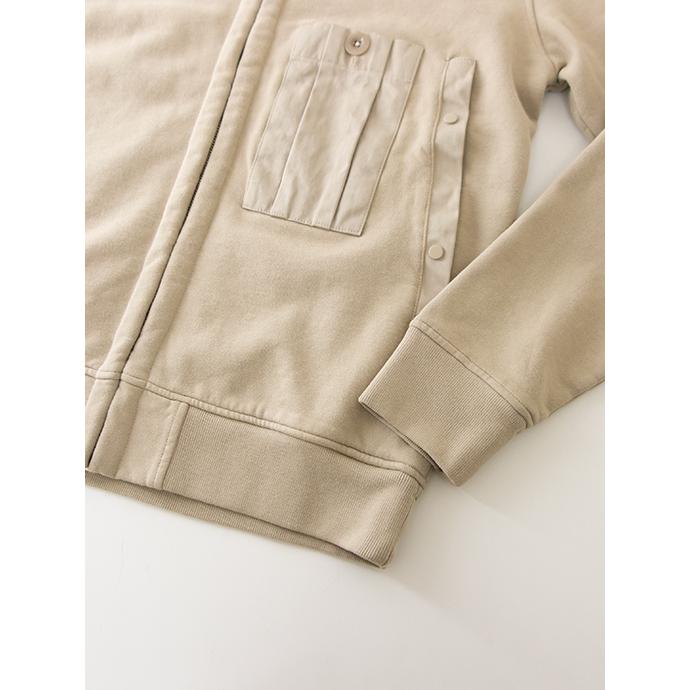 【30％OFF】テンシー Ten c ジップアップスウェット カーキベージュ ten502002 | Ten-C | 04