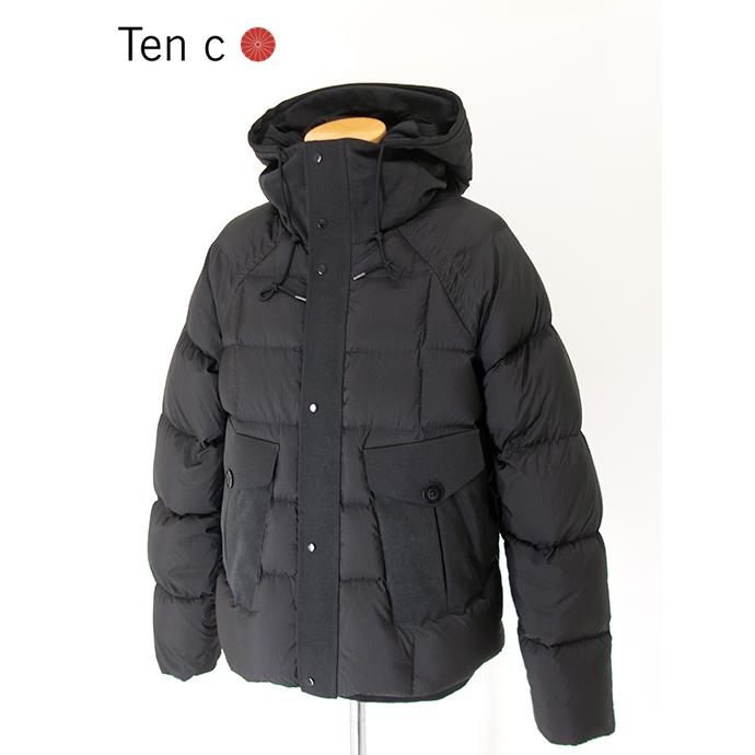 【20％OFF】テンシー Ten c 軽量ダウンジャケット/OJJ/Chinook Combo Down Jacket ブラック ten502005 | Ten-C