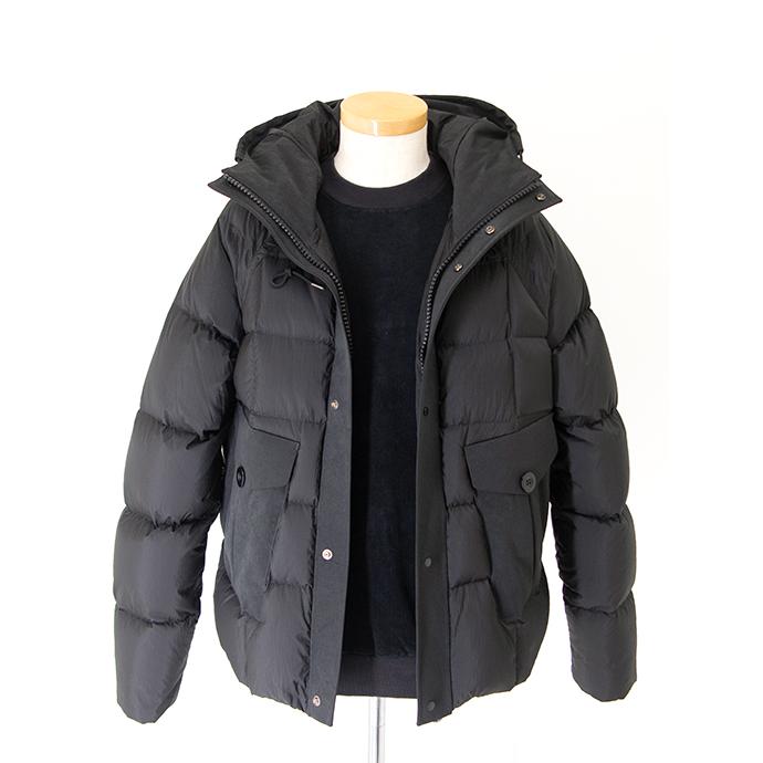 【20％OFF】テンシー Ten c 軽量ダウンジャケット/OJJ/Chinook Combo Down Jacket ブラック ten502005 | Ten-C | 01