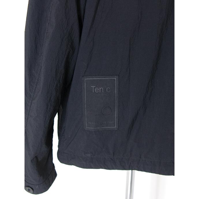 テンシー Ten c ナイロンジップフーディ/MID LAYER ブラック ten502006 | Ten-C | 05