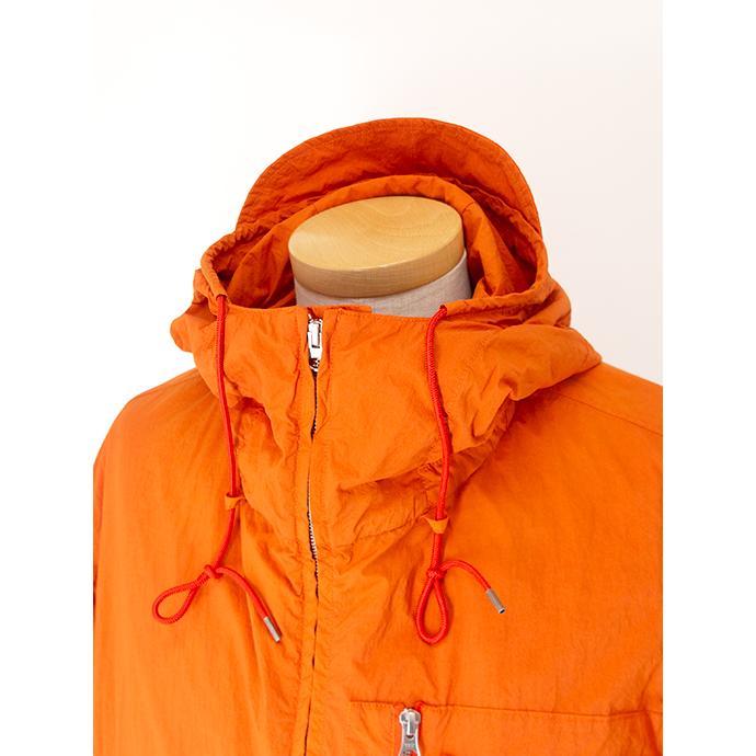 テンシー Ten c ナイロンジップフーディ/MID LAYER オレンジ ten502007 | Ten-C | 03