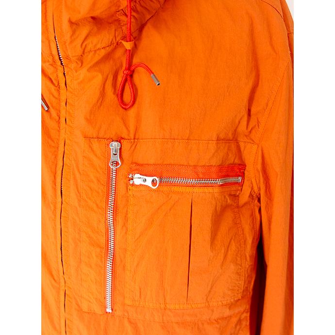 テンシー Ten c ナイロンジップフーディ/MID LAYER オレンジ ten502007 | Ten-C | 04