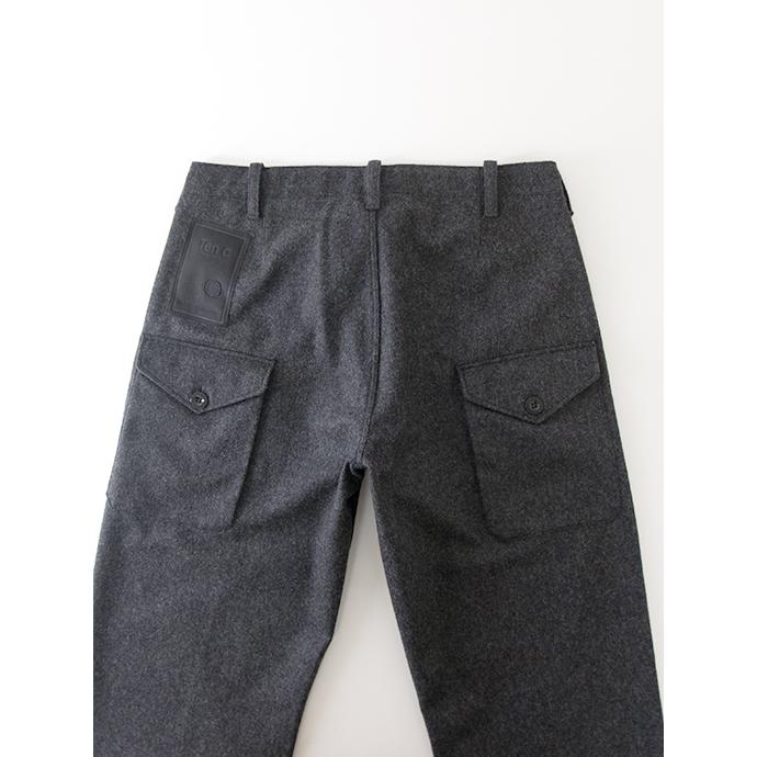 テンシー Ten c カーゴパンツ/フランネルウールナイロン ダークグレー ten502008 | Ten-C | 04