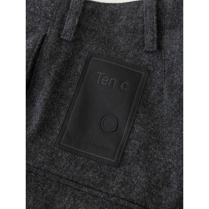 テンシー Ten c カーゴパンツ/フランネルウールナイロン ダークグレー ten502008 | Ten-C | 06
