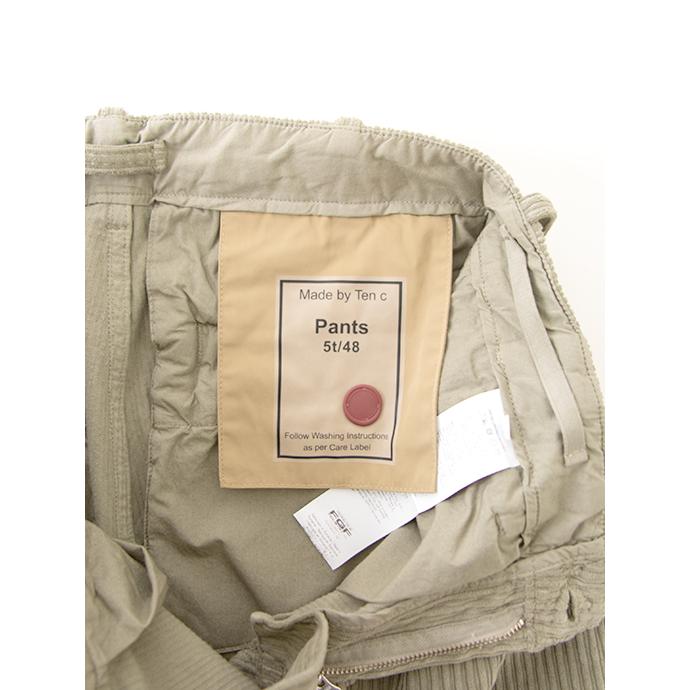 テンシー Ten c ワークパンツ/ストレッチコーデュロイ カーキベージュ ten502009 | Ten-C | 08