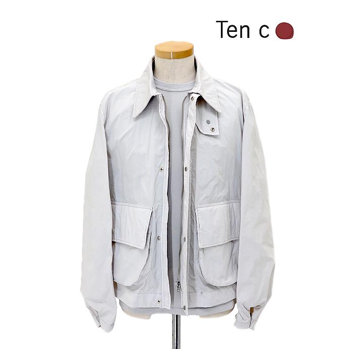 テンシー Ten c ドリズラージャケット/DEEL JACKET ペールグレー ten520602 | 
