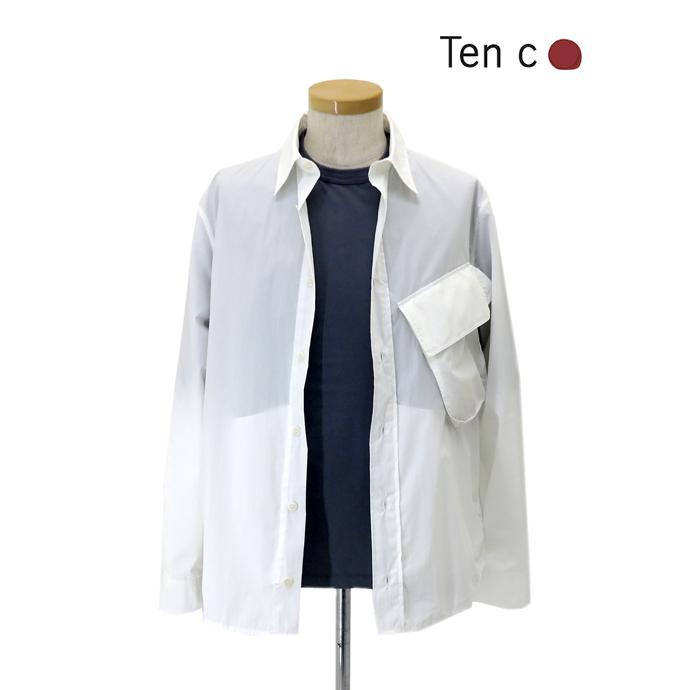 テンシー Ten c シャツ/Camicia Manica Lunga ホワイト ten520604 | 
