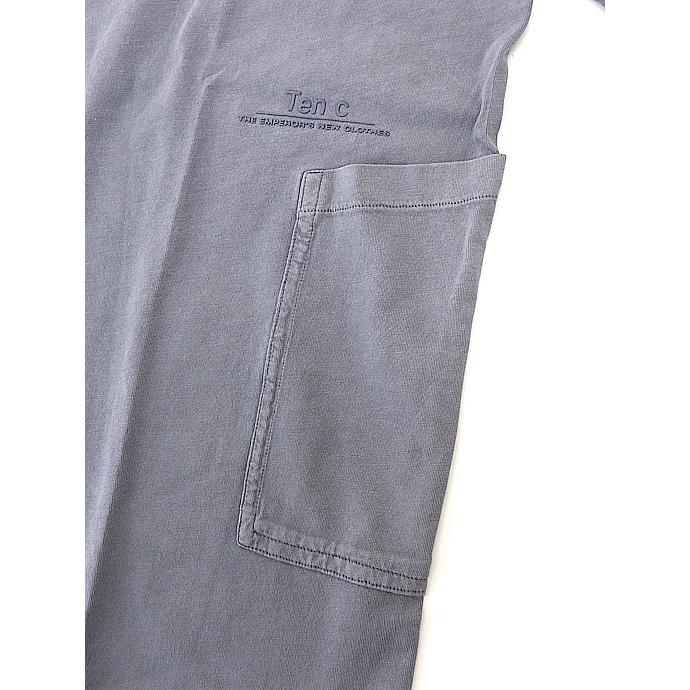 テンシー Ten c ポケットTシャツ/半袖カットソー/T-shirt Manica Corta アイスグレー ten520607 |  | 01