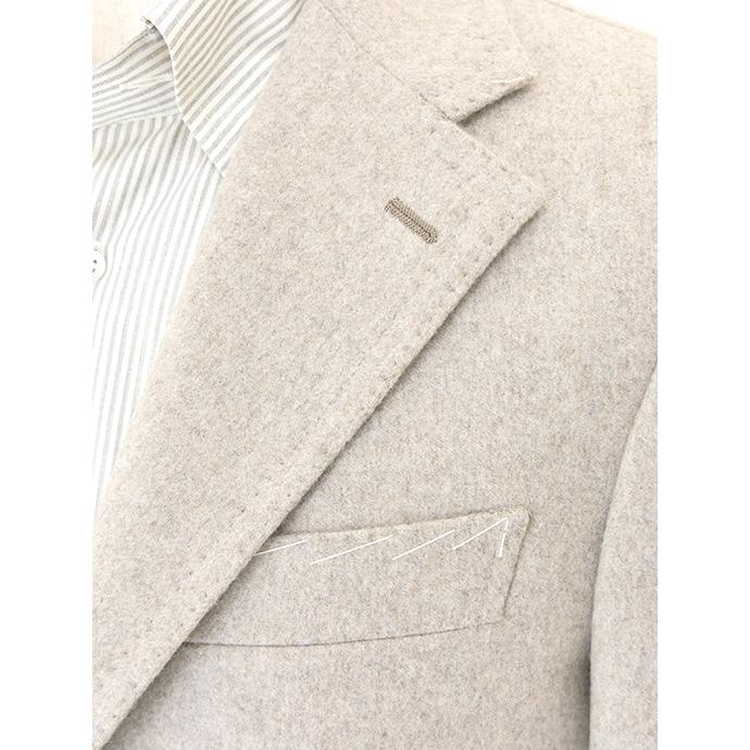 【40％OFF】ティト・アレグレット TITO ALLEGRETTO 3Bジャケット/ウールカシミアフランネル イタリア製 ベージュ tit501401 | TiTO | 02