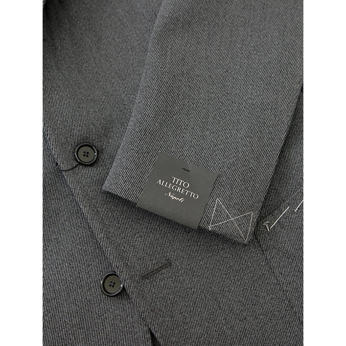 【30％OFF】ティト・アレグレット TITO ALLEGRETTO 3Bジャケット/ウールカルゼ イタリア製 グレー tit501402 | TiTO | 04