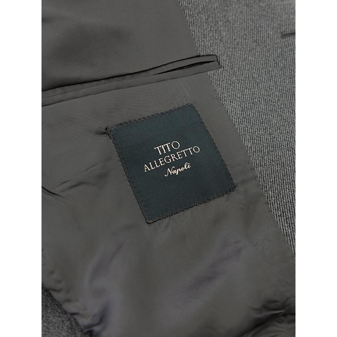 【30％OFF】ティト・アレグレット TITO ALLEGRETTO 3Bジャケット/ウールカルゼ イタリア製 グレー tit501402 | TiTO | 06