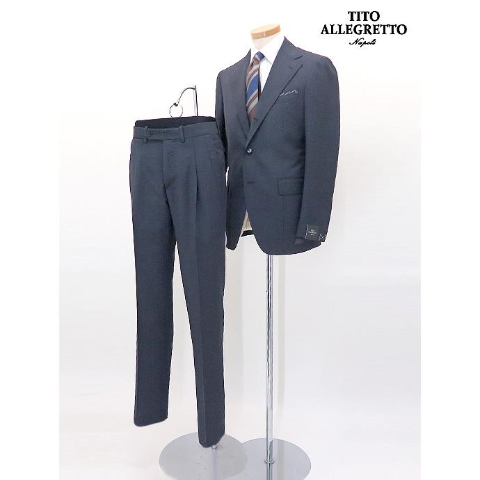 TITO ALLEGRETTO ティト・アレグレット シングル3Bスーツ/2プリーツスラックス イタリア製 ネイビー tit520602 | 