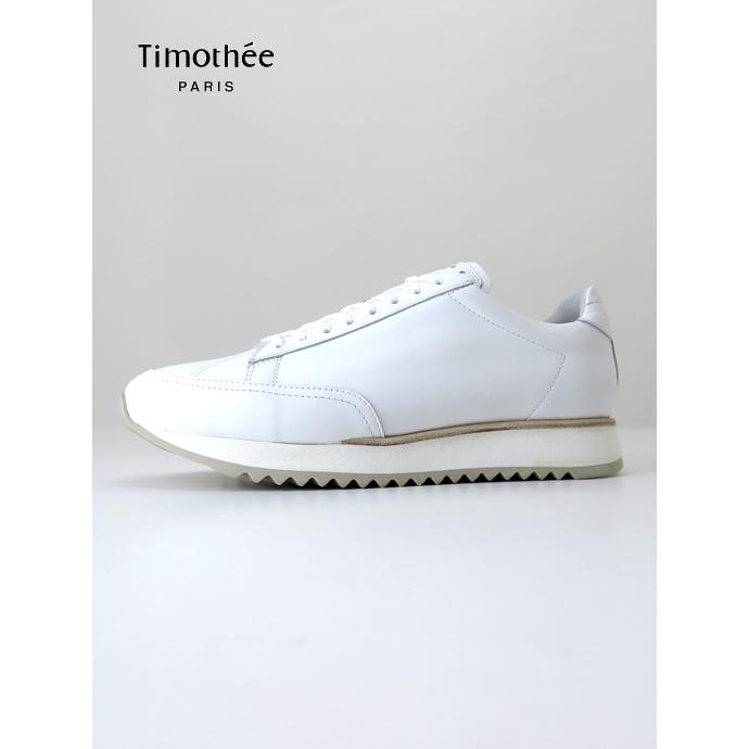 ティモシーパリ Timothee PARIS レザースニーカー/CABOURG ホワイト tmt520401 | 