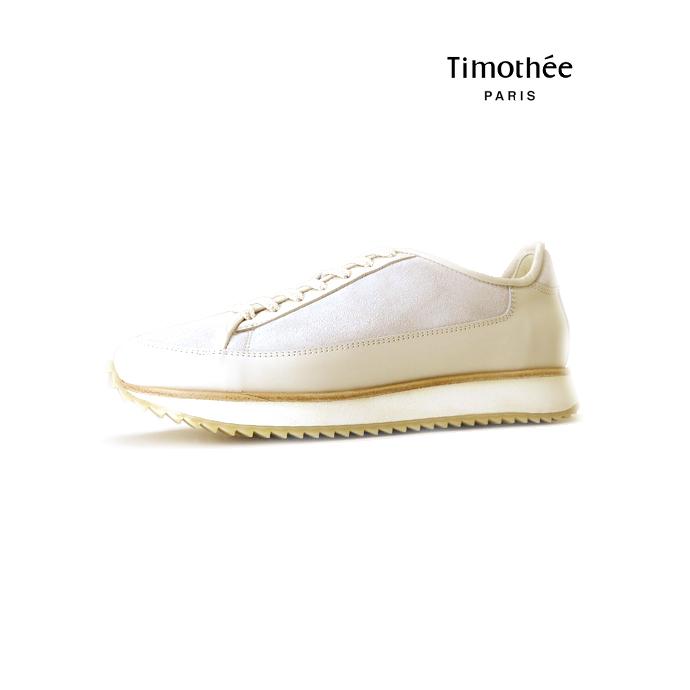 ティモシーパリ Timothee PARIS レザースニーカー/LOUVIERS エクリュ tmt520402 | 