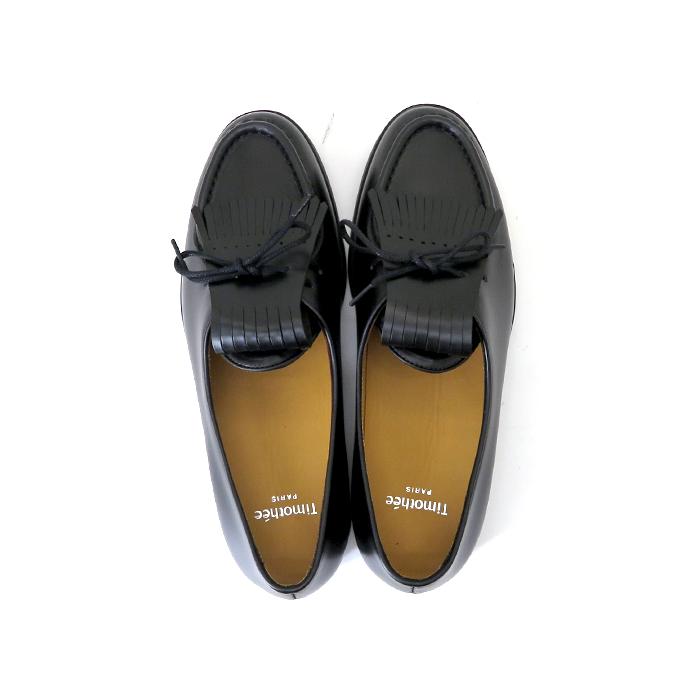 ティモシーパリ Timothee PARIS ローファー/BEAUNE LONG FRINGE ブラック tmt520403 |  | 03