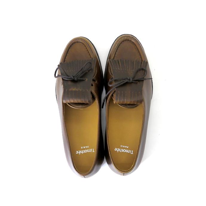 ティモシーパリ Timothee PARIS ローファー/BEAUNE LONG FRINGE ブラウン tmt520404 |  | 03