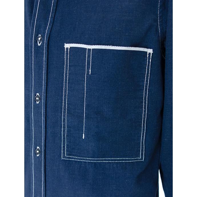 ティー・アール・シー TRC ワークシャツ/セルビッジデニム インクブルー trc520605 |  | 03
