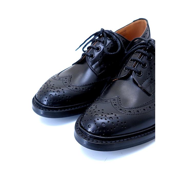 トリッカーズ Trickers カントリーシューズ/フルブローグ/ウィングチップ/M5633/Bourton/ダイナイトソール ブラック tri522001 | Tricker's | 04