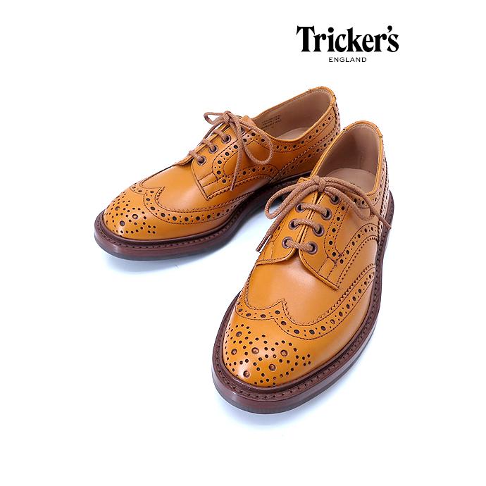 トリッカーズ Trickers カントリーシューズ/フルブローグ/ウィングチップ/M5633/Bourton/ダイナイトソール エイコンアンティーク tri522002 | Tricker's